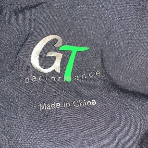 Gt Performance Womens Black Scrub Top S Short Sleeve V-Neck 2 Pockets 93% Polyes - Picture 2 of 7